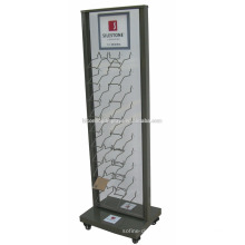 Floor Showroom Display Racks For Granite, Marble Tile Display Unit Metal Paving Wall Tile Display Rack